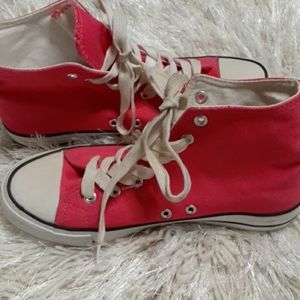 High top tennis shoes